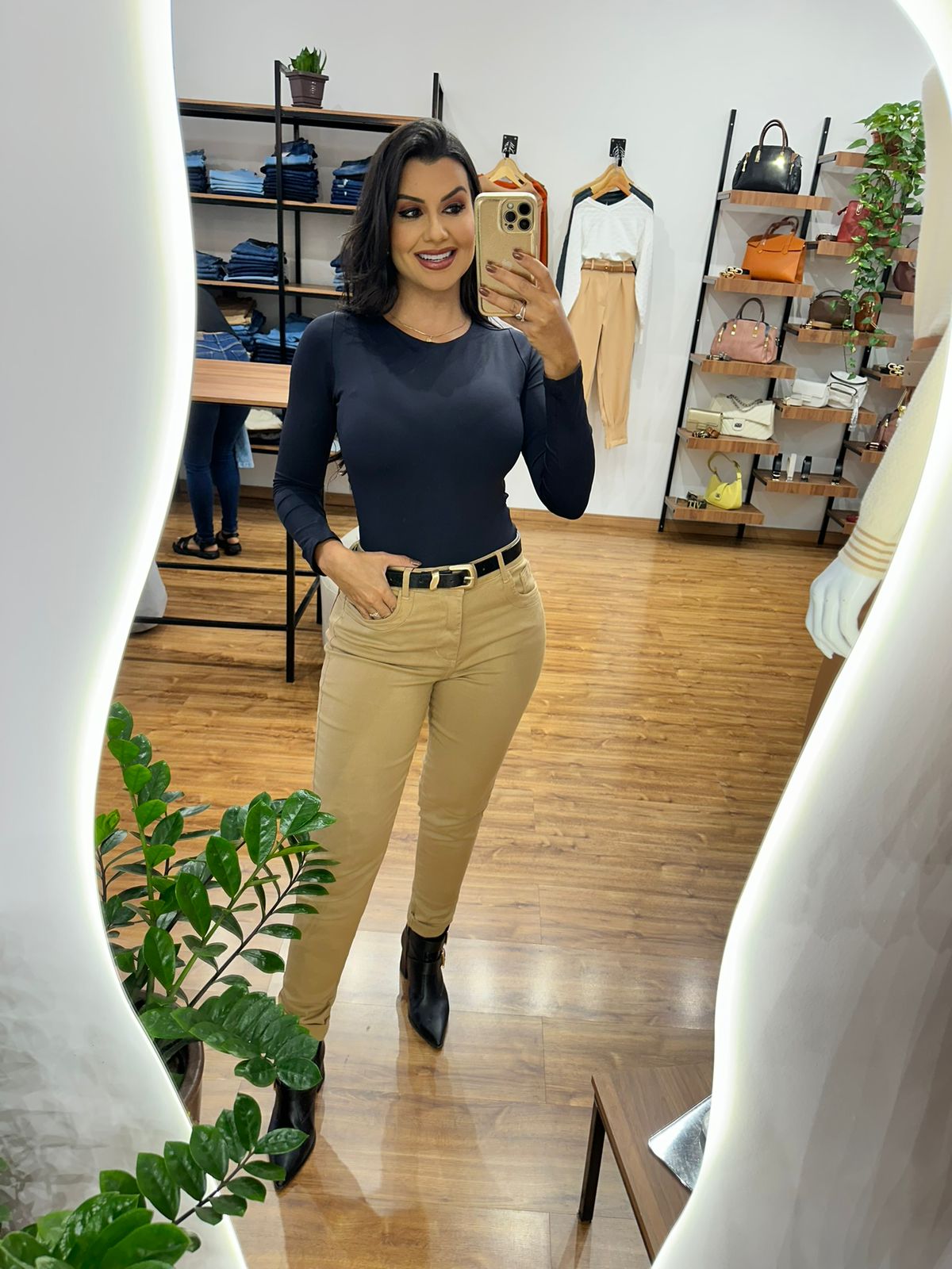 CALÇA VALENTIN MOM NUDE