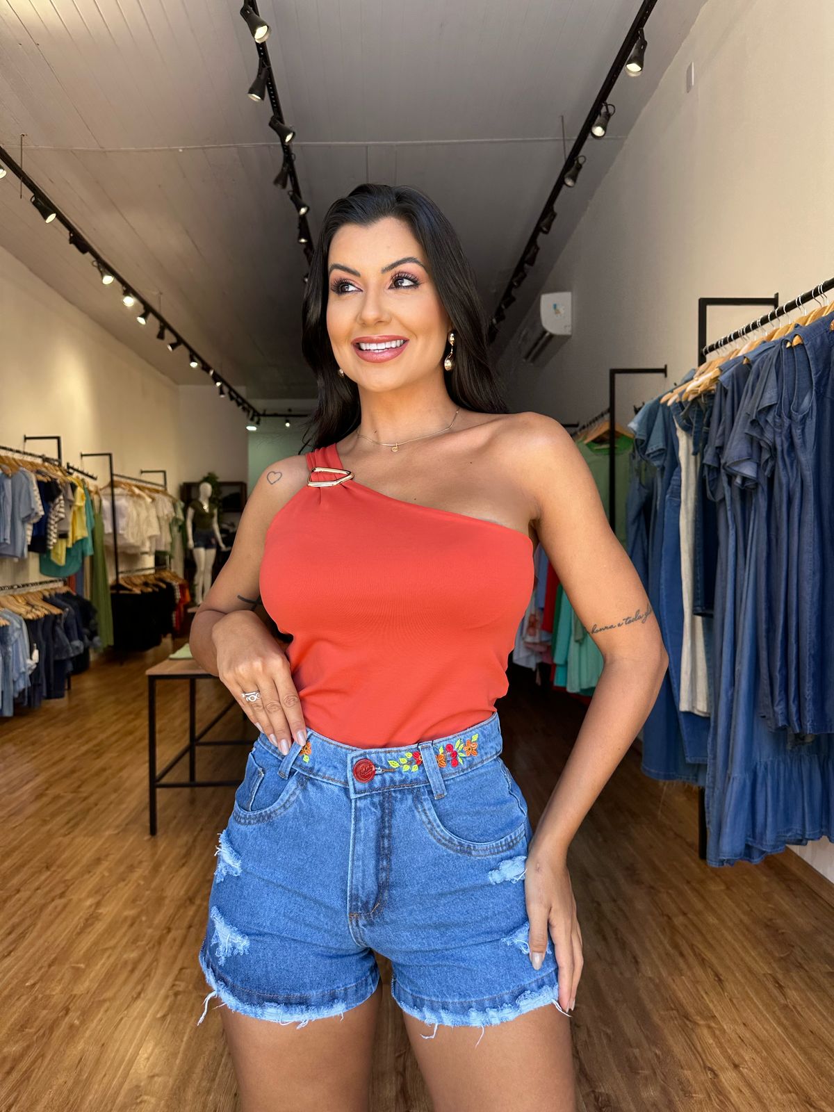 Short Jeans Bordado