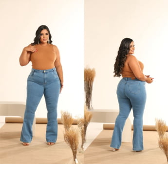 Calça Flare Plus