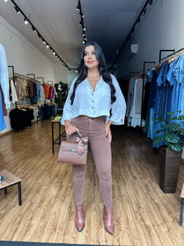 Calça Jeans da Valentin Marrom
