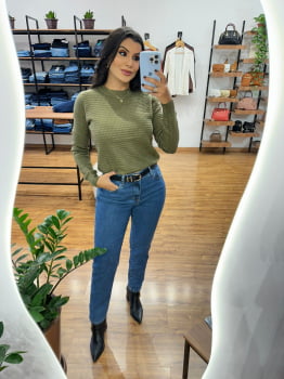 Calça jeans Mom tradicional 