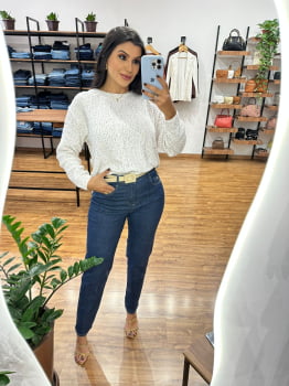 Calça jeans Mom tradicional 