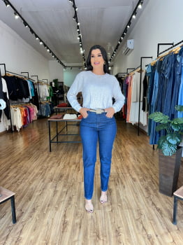 Calça jeans Mom tradicional 
