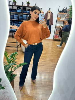 Calça Jeans Valentin Flare Bolso Faca