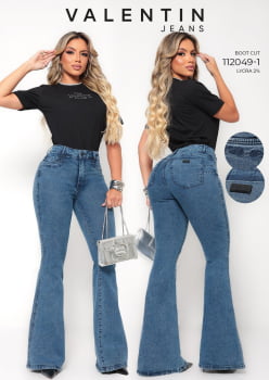Calça Jeans Valentin Flare Marmorizada