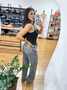 Calça Jeans Wide leg Valentin Estonada 